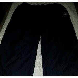 ADIDAS  Workout Yoga Gym Running WOMEN Capri Pants Pockets Black Large Light
